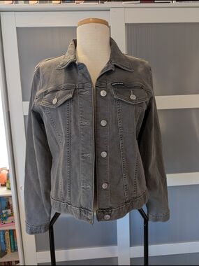 Calvin Klein Women's Gray Denim Jacket